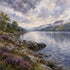 Watercolor Scotland Collection Loch Ness 12 x 12 Double-Sided Scrapbook Paper by SSC Designs