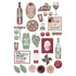 Wine Time Collection Laser Cut Scrapbook Ephemera Embellishments by SSC Designs