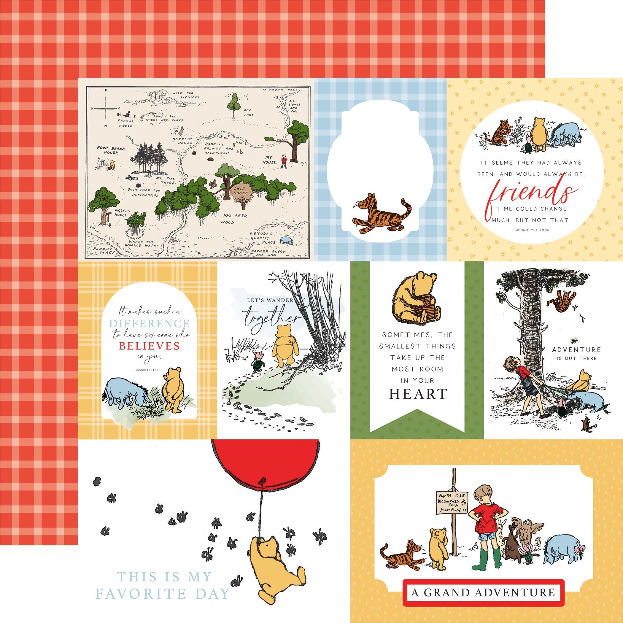 Winnie The Pooh Collection 13-Piece Collection Kit by Echo Park Paper
