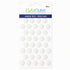 Our Brads Need Friends Collection 3 x 5 White 1/2" Scrapbook Enamel Sticky Back Dots by Eyelet Outlet - 36 count