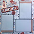 Winter Fun (2) - 12 x 12 Pages, Fully-Assembled & Hand-Crafted 3D Scrapbook Premade by SSC Designs