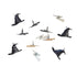 Wizard Hat & Lightning Bolt Scrapbook Brads by Eyelet Outlet - Pkg. of 12