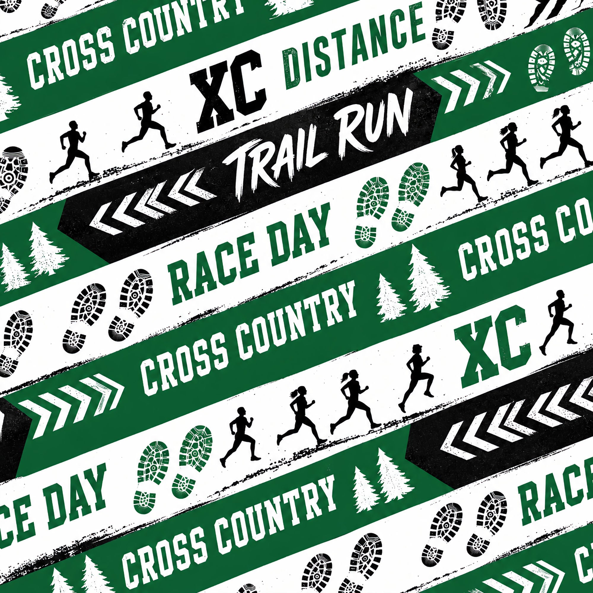 Cross Country Collection Race Day 12 x 12 Double-Sided Scrapbook Paper by SSC Designs