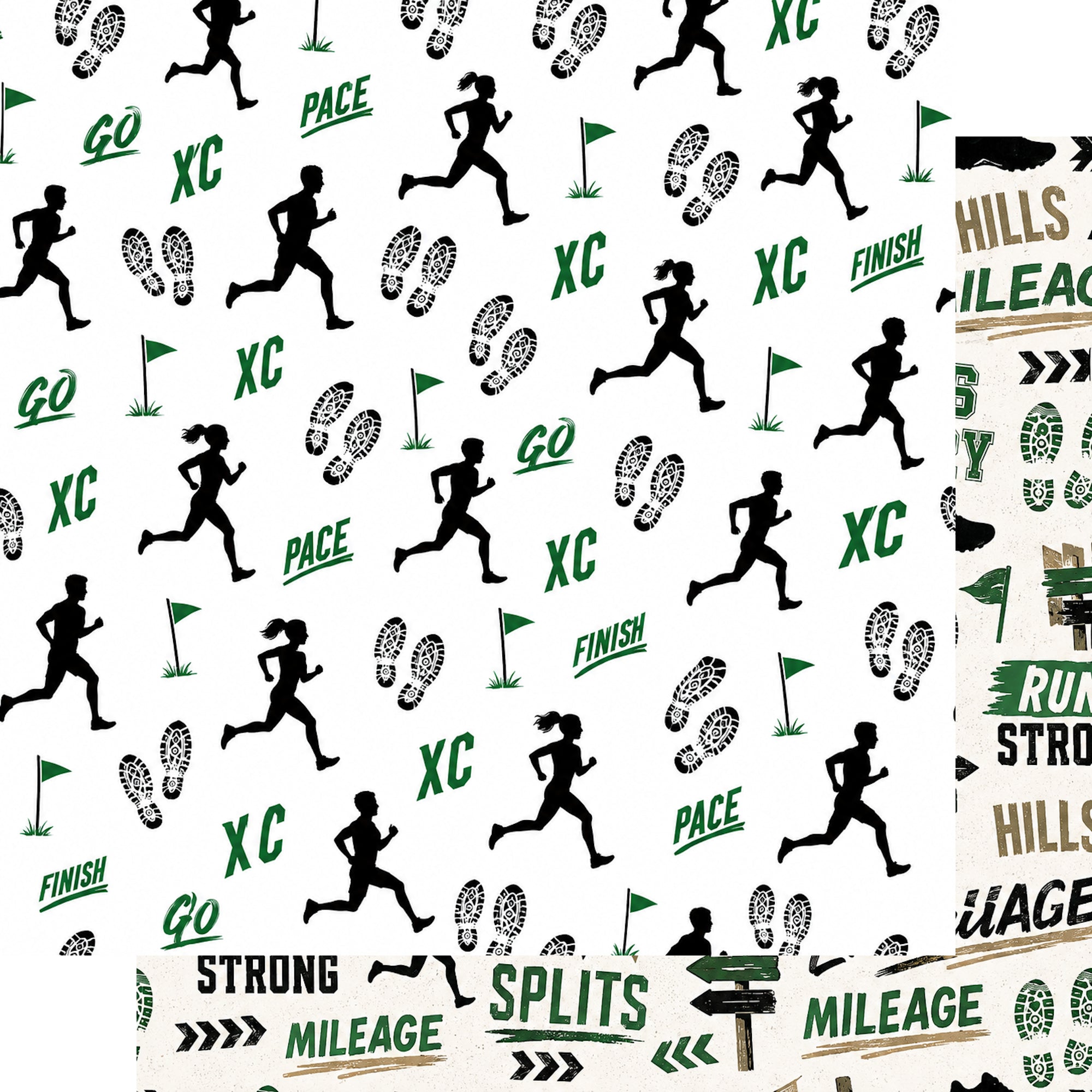 Cross Country Collection Pace 12 x 12 Double-Sided Scrapbook Paper by SSC Designs