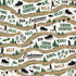 Cross Country Collection Distance 12 x 12 Double-Sided Scrapbook Paper by SSC Designs