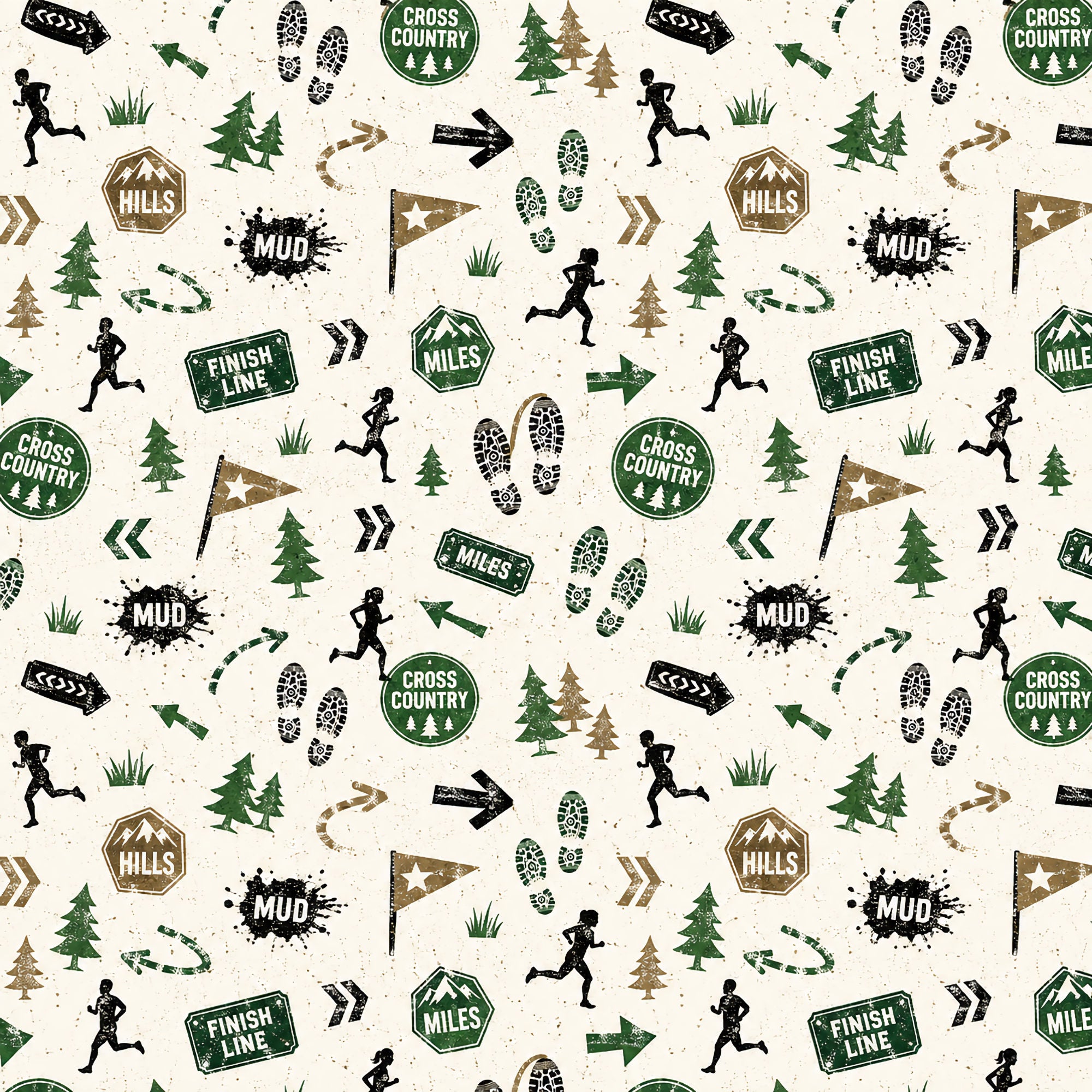 Cross Country Collection Cross Country 12 x 12 Double-Sided Scrapbook Paper by SSC Designs
