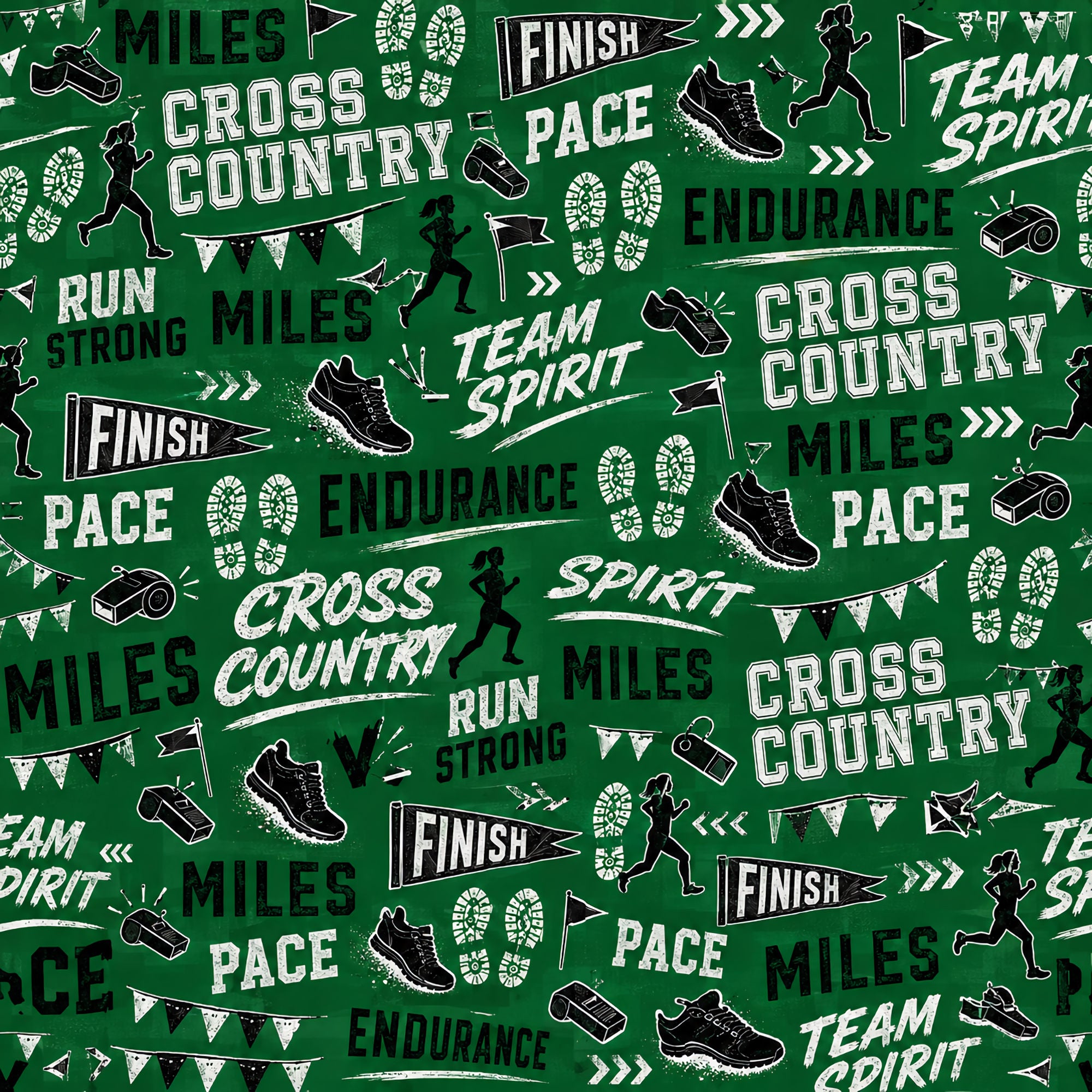 Cross Country Collection Endurance 12 x 12 Double-Sided Scrapbook Paper by SSC Designs
