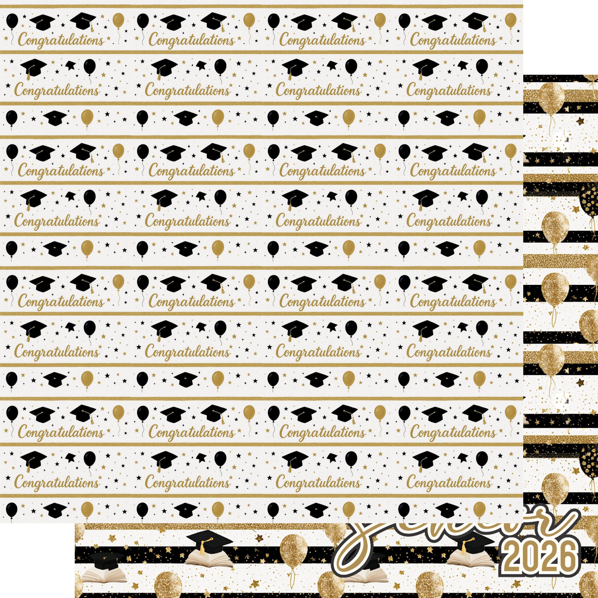 You Did It! Collection Proud Moments 12 x 12 Double-Sided Scrapbook Paper by SSC Designs