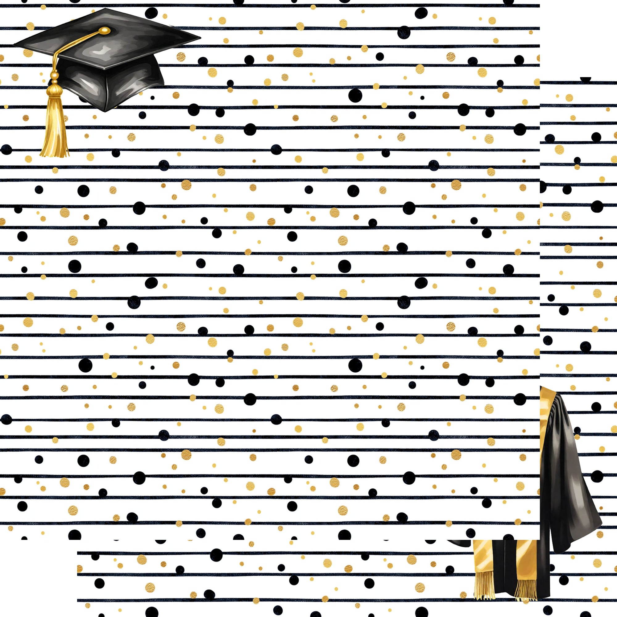 You Did It! Collection Cheers To Success 12 x 12 Double-Sided Scrapbook Paper by SSC Designs