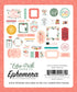 Year In Review Collection 5 x 5 Scrapbook Ephemera by Echo Park Paper