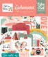 Year In Review Collection 5 x 5 Scrapbook Ephemera by Echo Park Paper