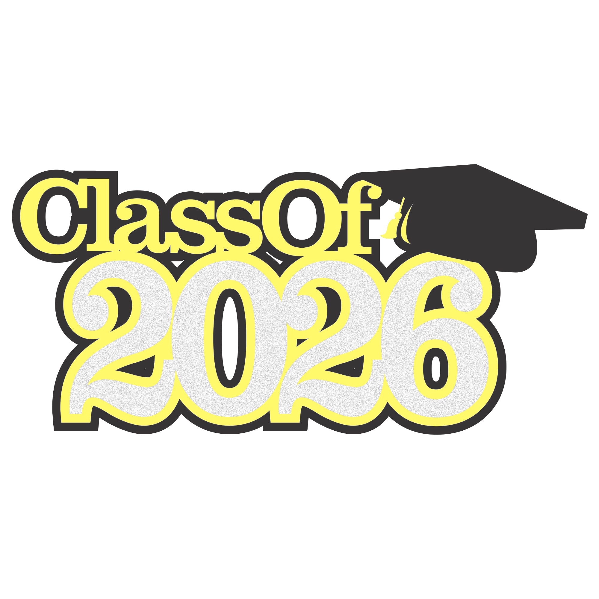 Class of 2026 Custom Color 6 x 5 Graduation Scrapbook Laser Cut by SSC Designs