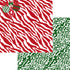 Zoo Lights Collection Zebra Stripes 12 x 12 Double-Sided Scrapbook Paper by SSC Designs