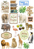 Zoo Adventures 12 x 12 Scrapbook Paper & Embellishment Kit by SSC Designs