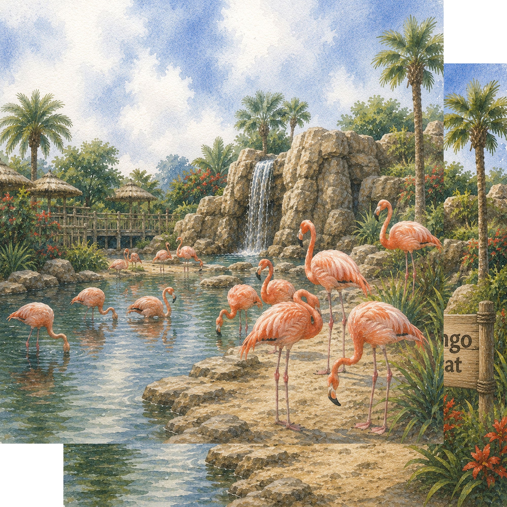 Zoo Adventures 12 x 12 Scrapbook Paper & Embellishment Kit by SSC Designs
