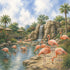 Zoo Adventures Collection Flamingo Habitat 12 x 12 Double-Sided Scrapbook Paper by SSC Designs