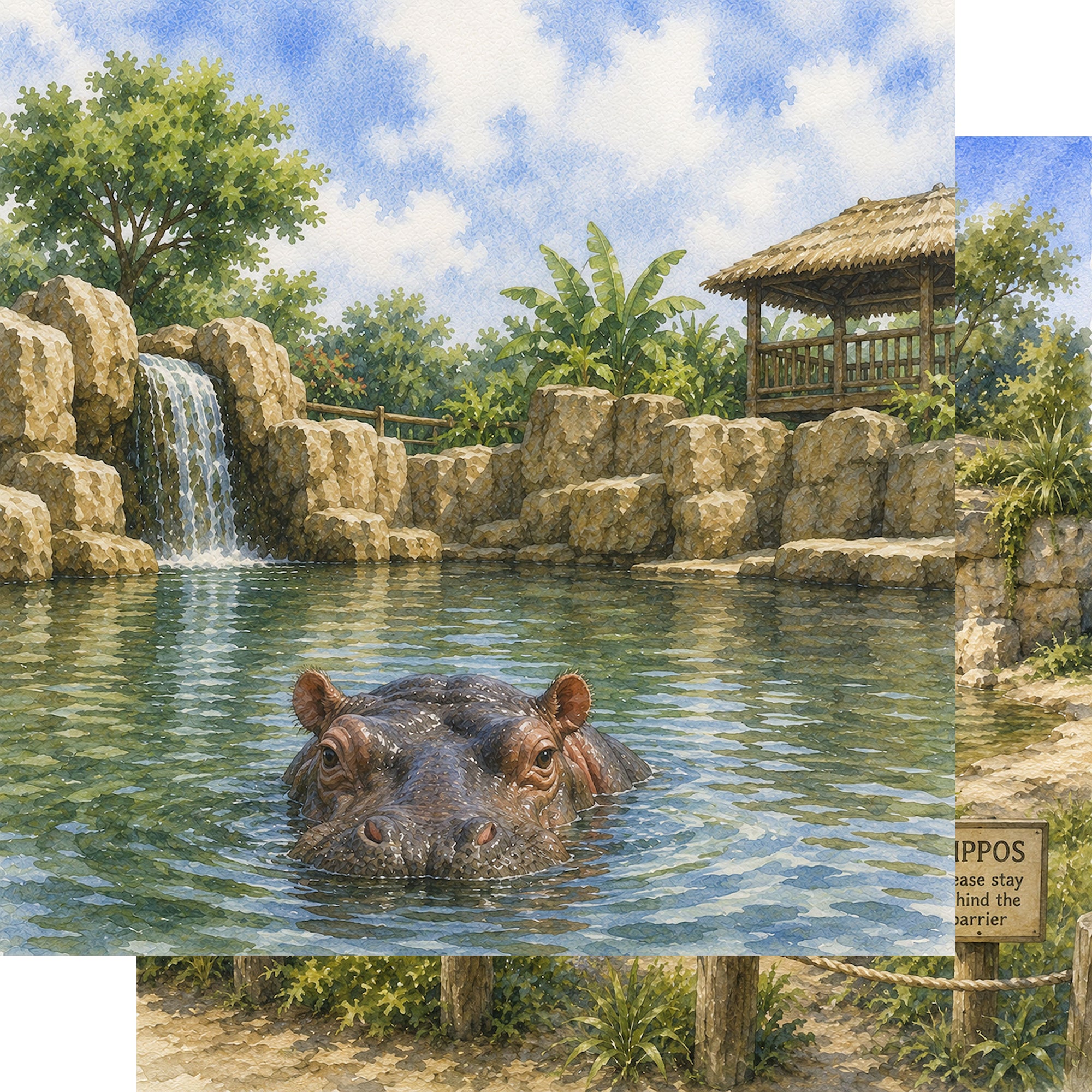 Zoo Adventures 12 x 12 Scrapbook Paper & Embellishment Kit by SSC Designs