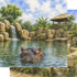 Zoo Adventures Collection Hippo Haven 12 x 12 Double-Sided Scrapbook Paper by SSC Designs
