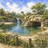 Zoo Adventures Collection Hippo Haven 12 x 12 Double-Sided Scrapbook Paper by SSC Designs