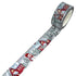 TW Collection Christmas Scene Silver Foiled Snowman & North Pole 20mm x 30 Feet Washi Tape by SSC Designs
