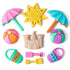 Dress It Up Collection At The Beach Scrapbook Buttons by Jesse James Buttons