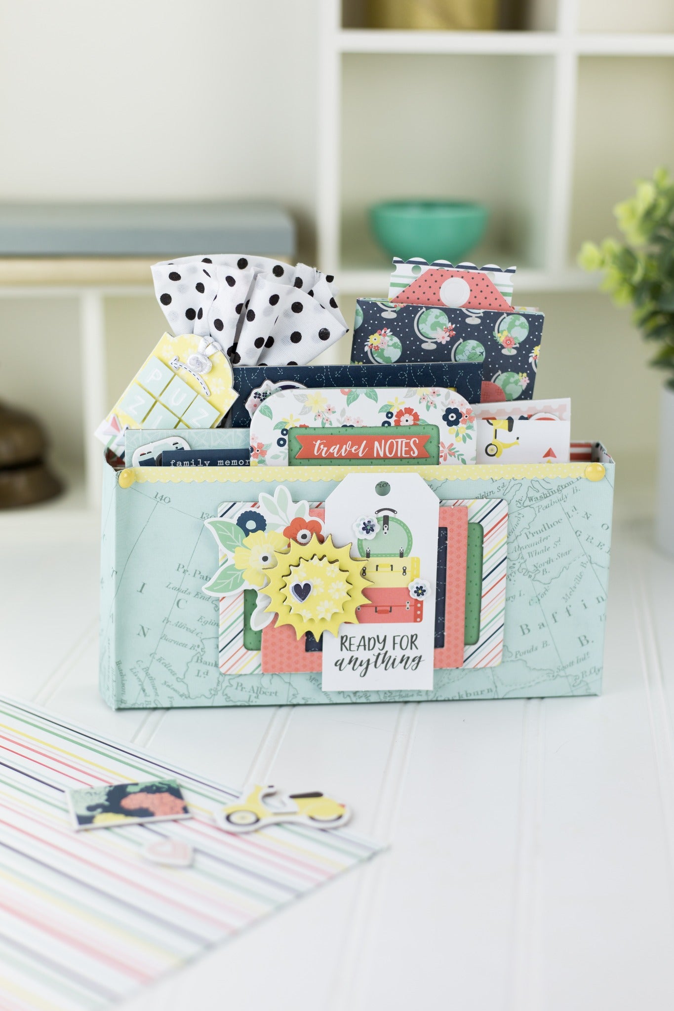 Away We Go Collection Explore & Discover 12 x 12 Double-Sided Scrapbook Paper by Echo Park Paper