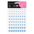 Say It With Bling Collection Light Blue Pearls Self-Adhesive Scrapbook Bling by Want 2 Scrap - 72 Count