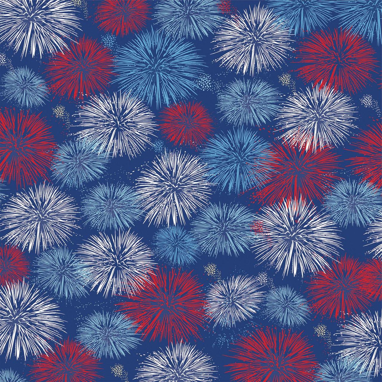 Fourth of July Collection Celebrating Freedom 12 x 12 Double-Sided Scrapbook Paper by Carta Bella - Scrapbook Supply Companies