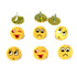 Emoji Smiley Face Emoticon Scrapbook or Cardmaking Brads by Eyelet Outlet - 12 Pieces