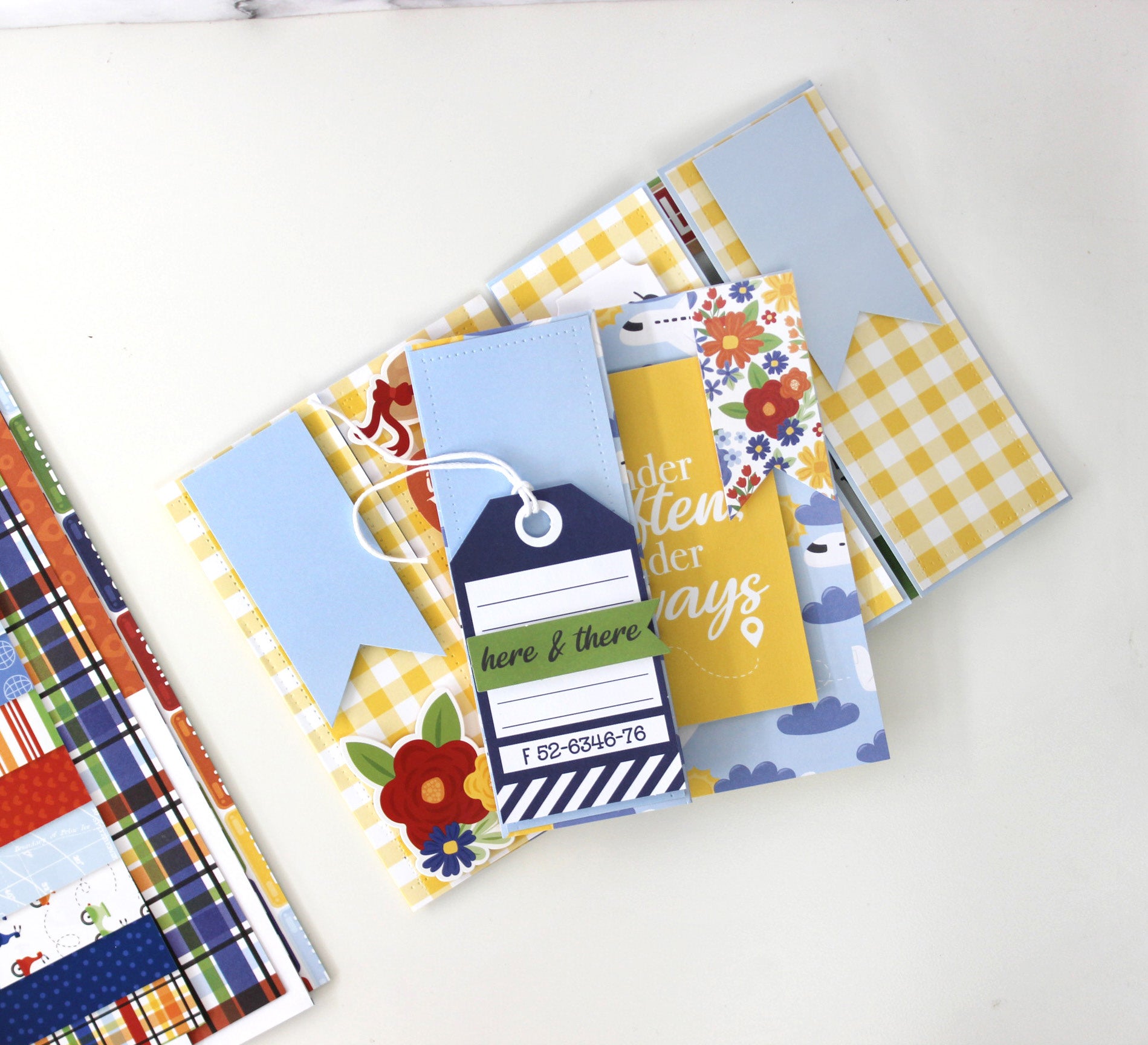 Born To Travel Collection 6x6 Cardmakers Mega Pad by Echo Park Paper - 48 Double-Sided Papers