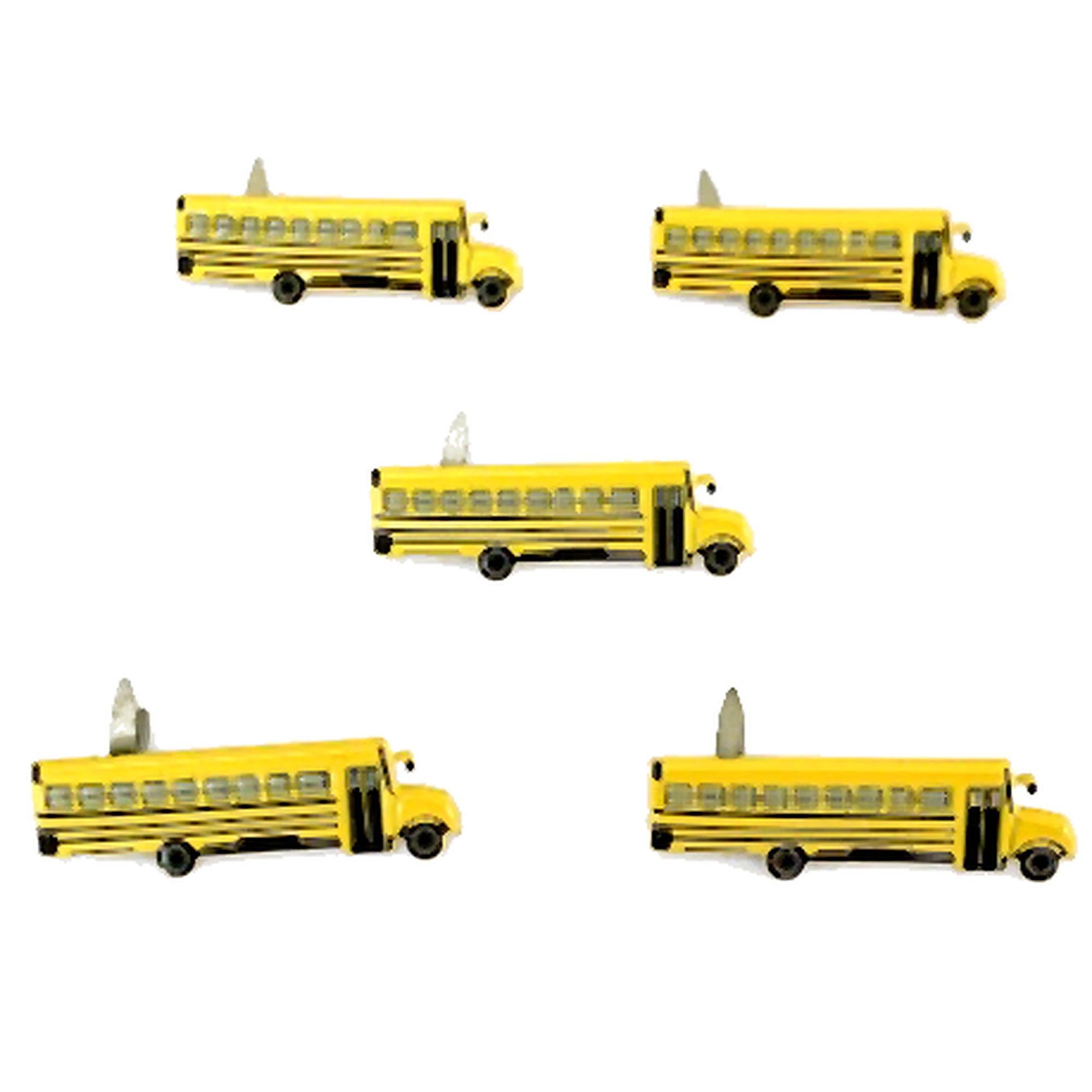 School Collection School Bus Scrapbook Brads by Eyelet Outlet - Pkg. of 12