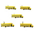 School Collection School Bus Scrapbook Brads by Eyelet Outlet - Pkg. of 12