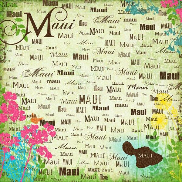 Paradise Collection Maui 12 x 12 Scrapbook Paper by Scrapbook Customs