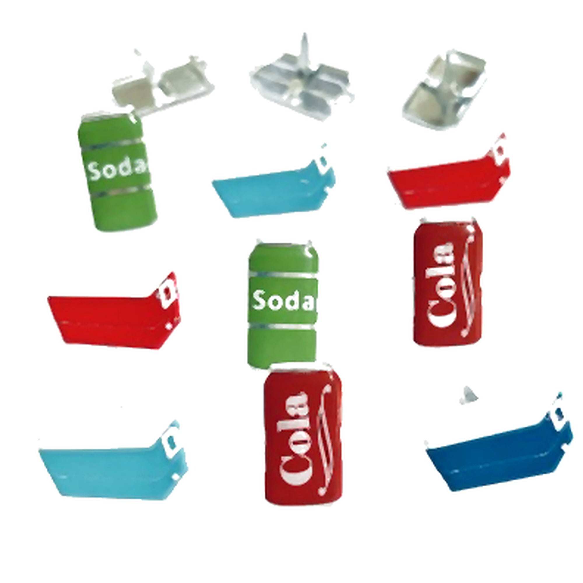 Picnic Cooler & Soda Pop Brads by Eyelet Outlet - Pkg. of 12