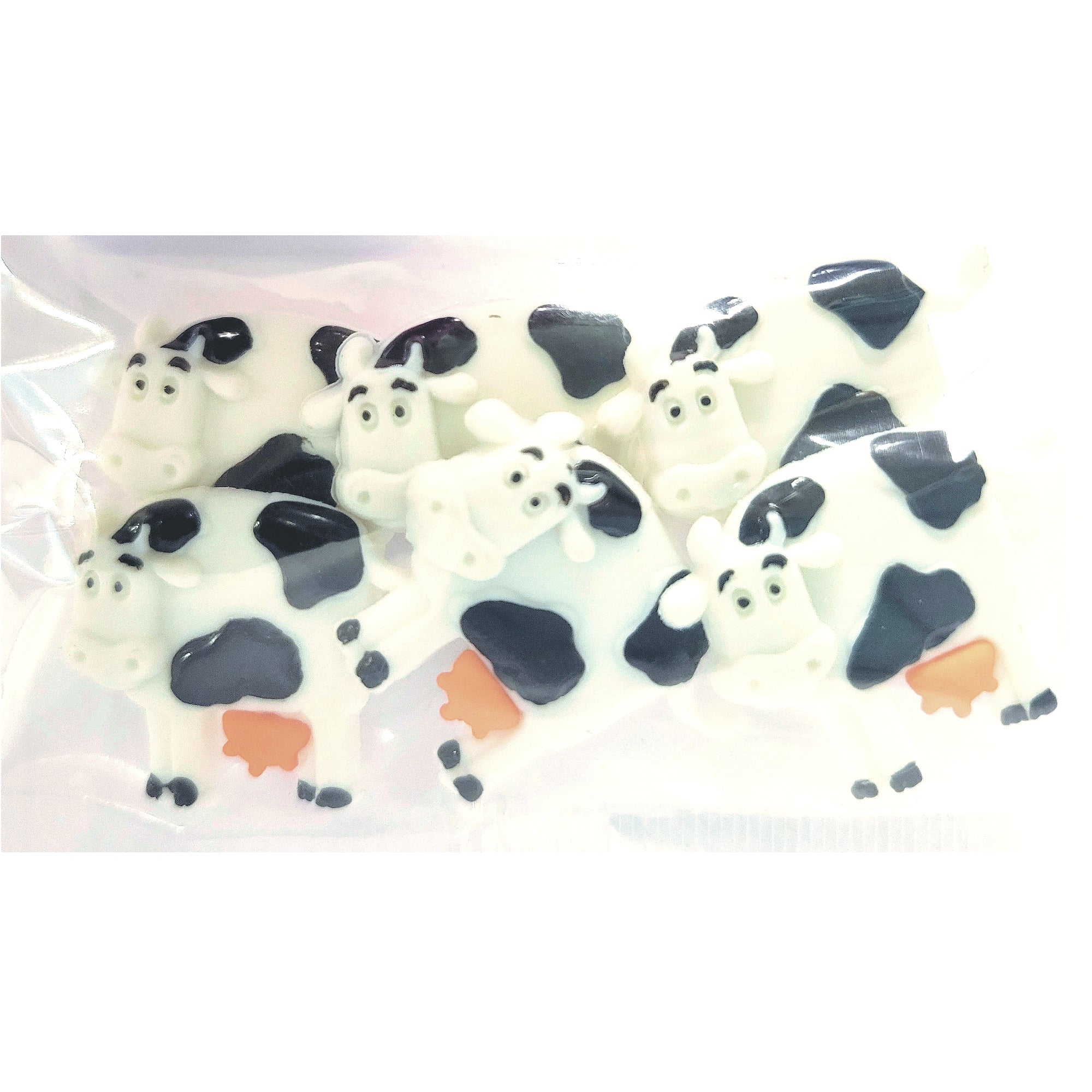 Dress It Up Collection Udderly Awesome Cows Scrapbook Button Embellishments