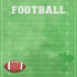 Watercolor Sports Collection Football 12 x 12 Double-Sided Scrapbook Paper by Scrapbook Customs - Scrapbook Supply Companies