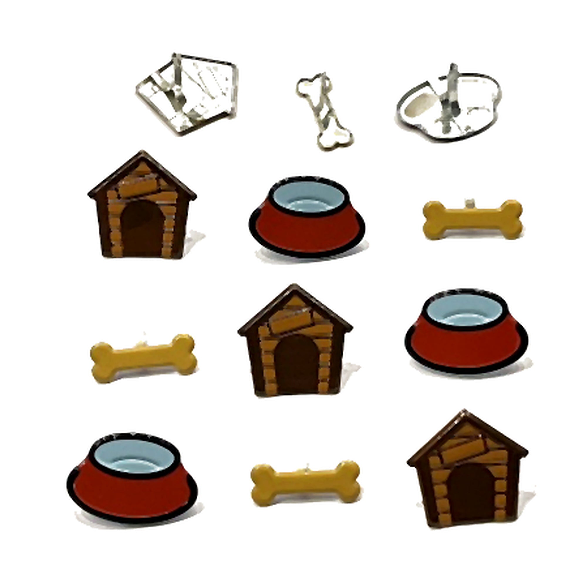 Dog Kennel Mix Brads by Eyelet Outlet - Pkg. of 12