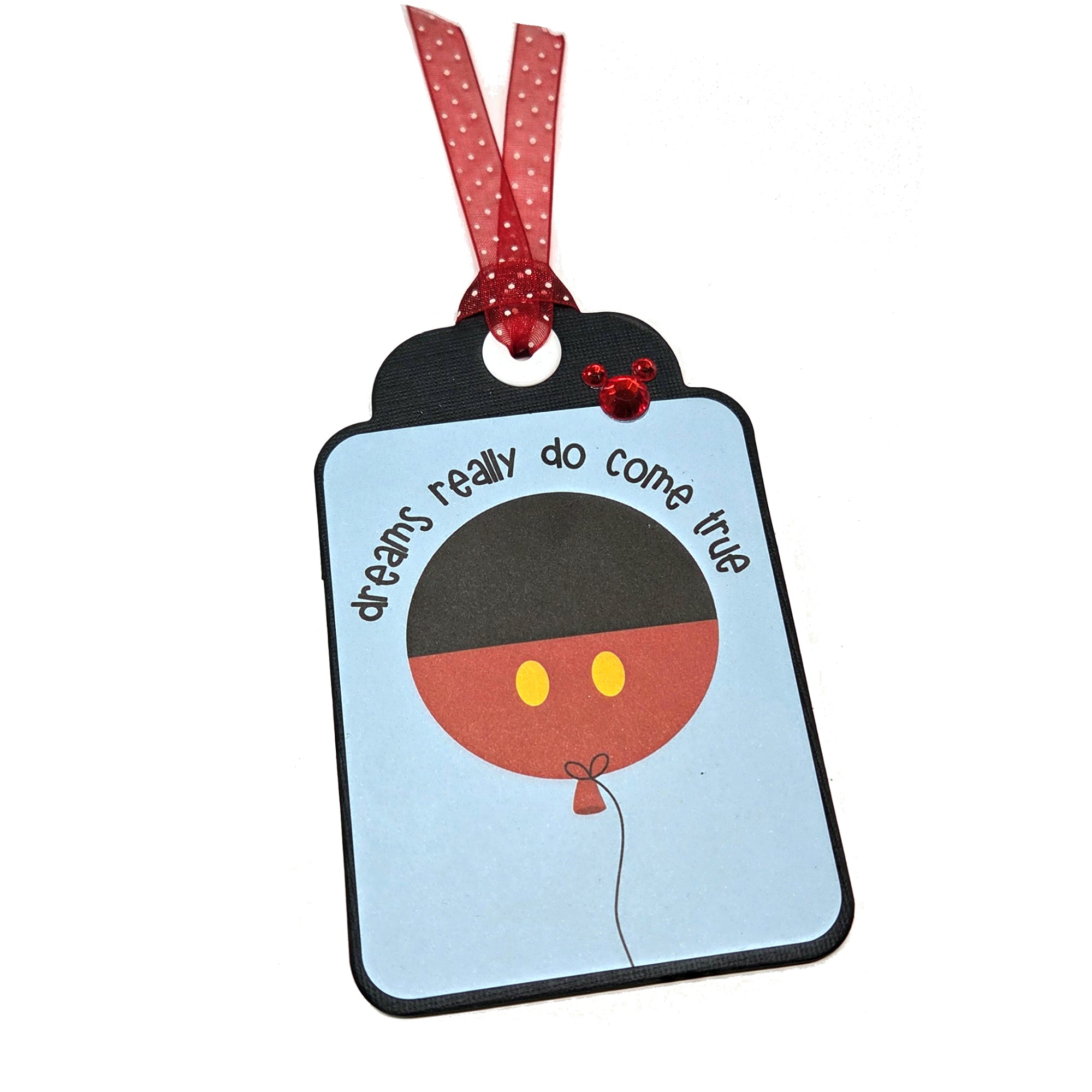 Disneyana Collection Dreams Really Do Come True 3 x 5 Coordinating Scrapbook Tag Embellishment by SSC Designs