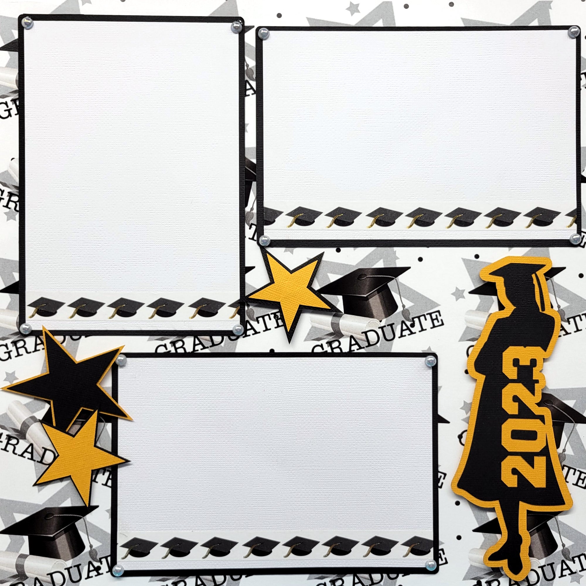 Graduation Collection Class of 2023 Female Customized, Premade Scrapbook Pages by SSC Designs