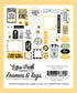 Bee Happy Collection 5 x 5 Scrapbook Tags & Frames Die Cuts by Echo Park Paper - Scrapbook Supply Companies