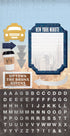 New York Collection Sticky Pix Cardstock 4 x 10 Silver-Foiled Sticker Multi-Pack Scrapbook Embellishments by Paper House Productions