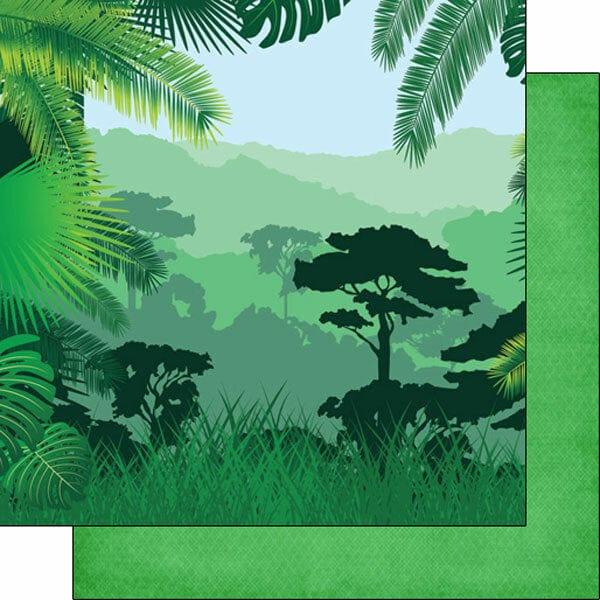 Zipline Collection Zip Line Adventure 12 x 12 Double-Sided Scrapbook Paper by Scrapbook Customs - Scrapbook Supply Companies