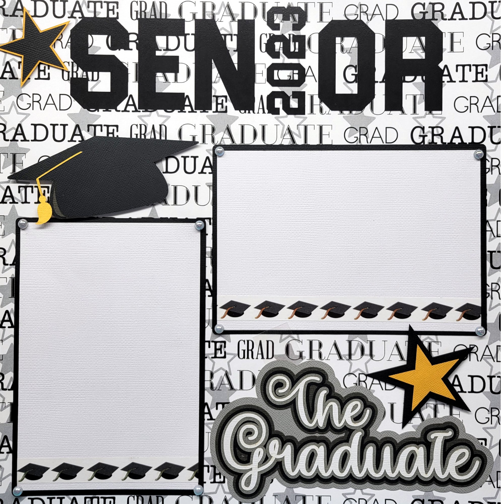 Graduation Collection Class of 2023 Female Customized, Premade Scrapbook Pages by SSC Designs