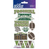 Football Words and Icons Scrapbook 4 x 7 Stickers by EK Success - Scrapbook Supply Companies