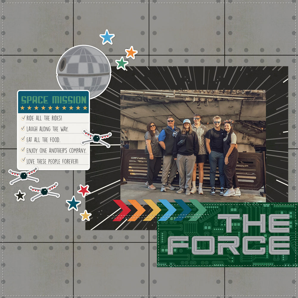 Say Cheese Galaxy Collection Simple Pages Page Pieces by Simple Stories