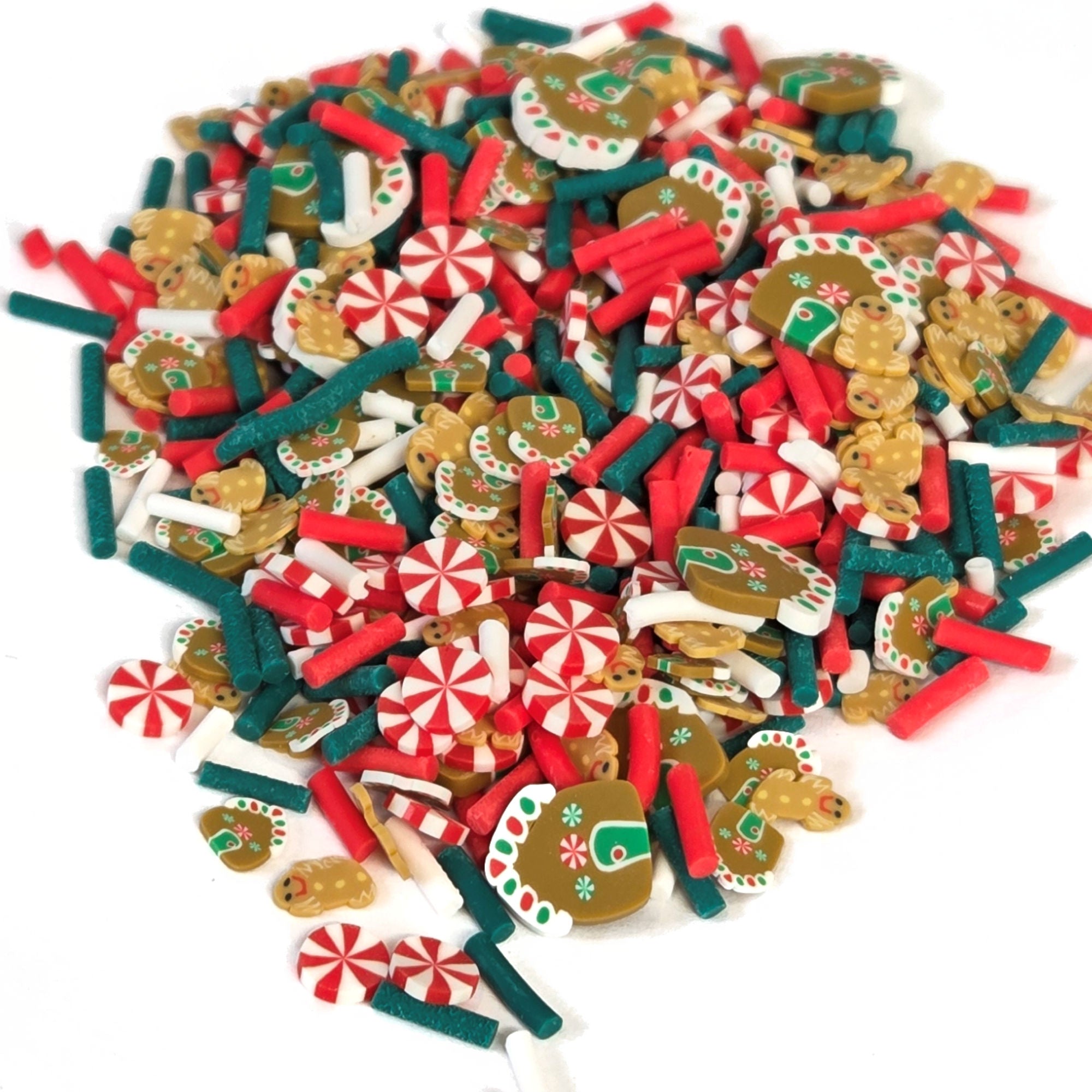 Cardmaker Collection Gingerbread Swirl Shaker Card Embellishments - 5 grams
