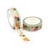 TW Collection Gingham Gold Foiled Pumpkins 15mm x 15 Feet Washi Tape by SSC Designs