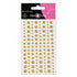 Say It With Bling Collection Gold Shiny Chrome Drops Self-Adhesive Scrapbook Bling by Want 2 Scrap - 120 Count
