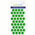 Our Brads Need Friends Collection 3 x 5 Green 1/2" Scrapbook Enamel Sticky Back Dots by Eyelet Outlet - 36 count