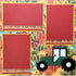 Hayride & Tractor (2) - 12 x 12 Pages, Fully-Assembled & Hand-Crafted 3D Scrapbook Premade by SSC Designs